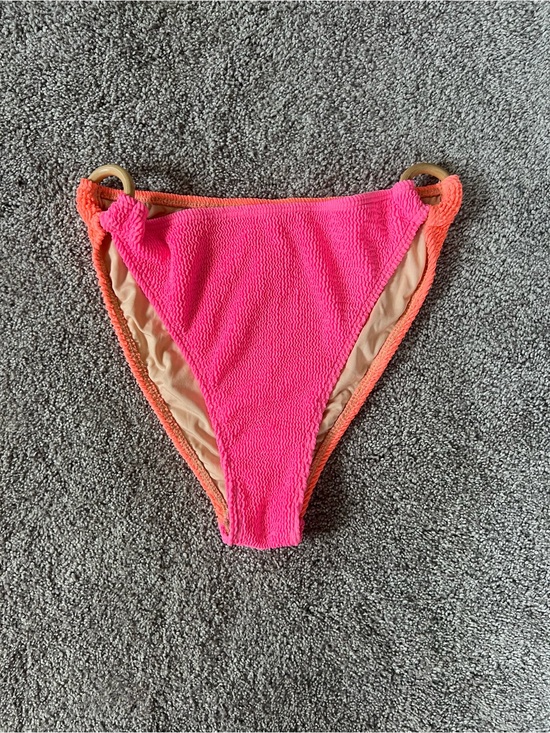 Other - Pink & Coral Bikini Bottom with Ring Detail